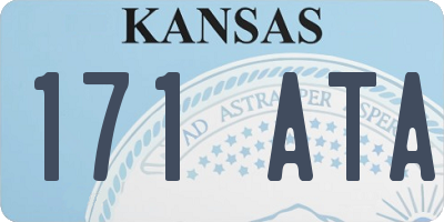 KS license plate 171ATA