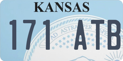 KS license plate 171ATB