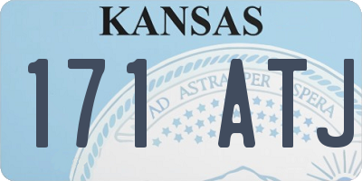 KS license plate 171ATJ