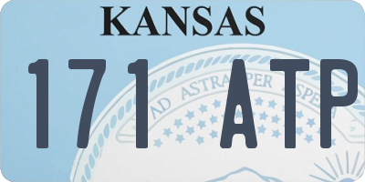 KS license plate 171ATP