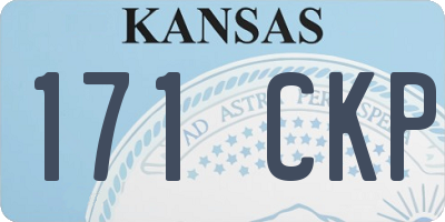 KS license plate 171CKP