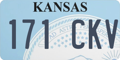 KS license plate 171CKV