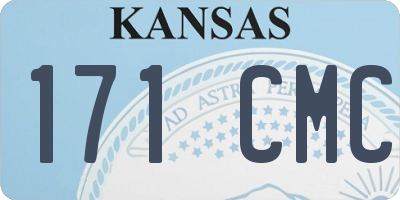 KS license plate 171CMC