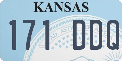 KS license plate 171DDQ