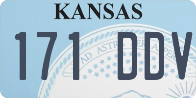 KS license plate 171DDV