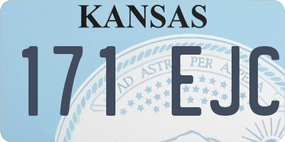 KS license plate 171EJC