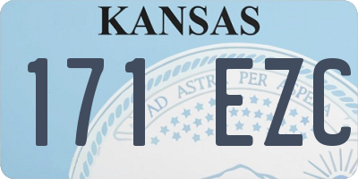 KS license plate 171EZC