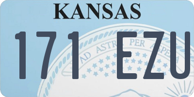 KS license plate 171EZU