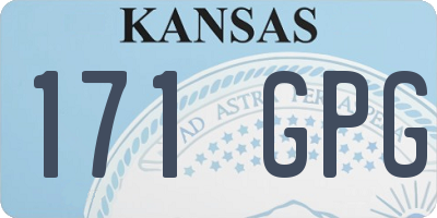 KS license plate 171GPG
