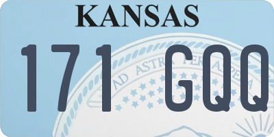 KS license plate 171GQQ