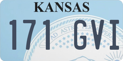 KS license plate 171GVI