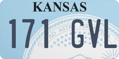 KS license plate 171GVL