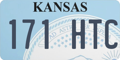 KS license plate 171HTC