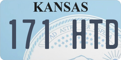 KS license plate 171HTD