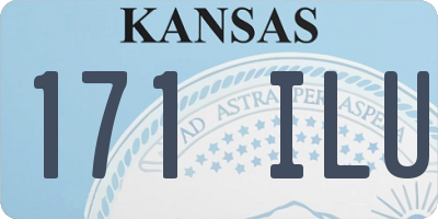 KS license plate 171ILU