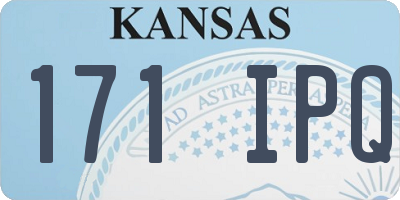KS license plate 171IPQ