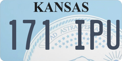 KS license plate 171IPU