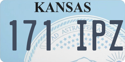 KS license plate 171IPZ