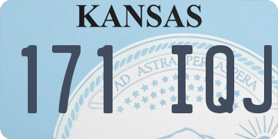 KS license plate 171IQJ