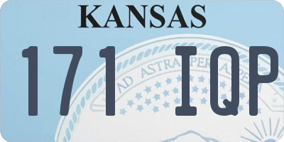 KS license plate 171IQP