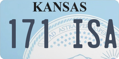 KS license plate 171ISA
