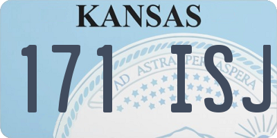 KS license plate 171ISJ