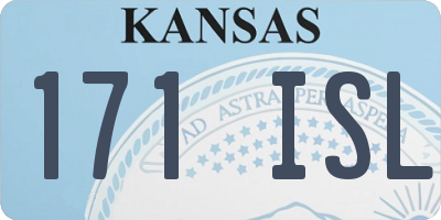 KS license plate 171ISL