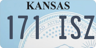 KS license plate 171ISZ