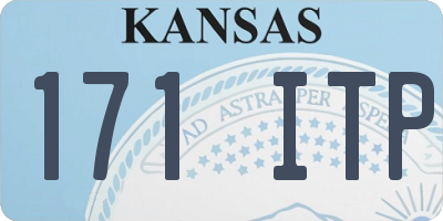KS license plate 171ITP