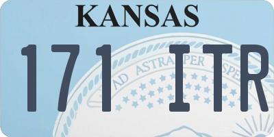 KS license plate 171ITR