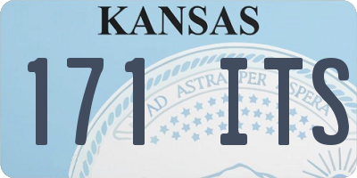 KS license plate 171ITS