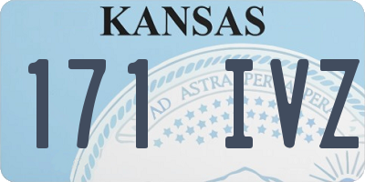 KS license plate 171IVZ