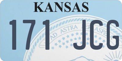 KS license plate 171JCG