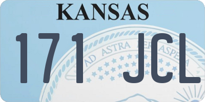 KS license plate 171JCL