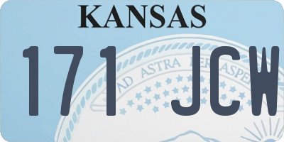 KS license plate 171JCW