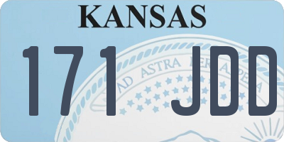 KS license plate 171JDD
