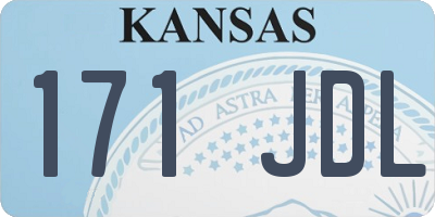 KS license plate 171JDL