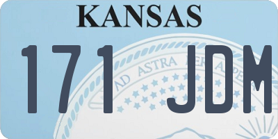 KS license plate 171JDM