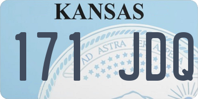 KS license plate 171JDQ