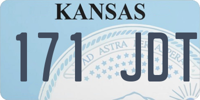 KS license plate 171JDT