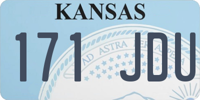KS license plate 171JDU