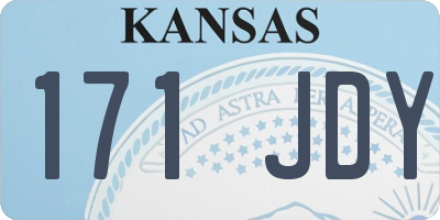 KS license plate 171JDY