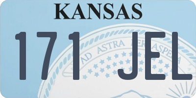 KS license plate 171JEL