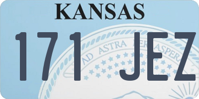 KS license plate 171JEZ