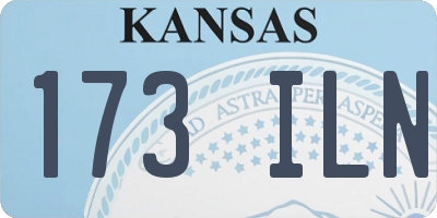 KS license plate 173ILN
