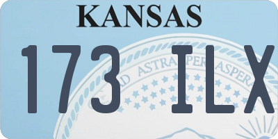 KS license plate 173ILX