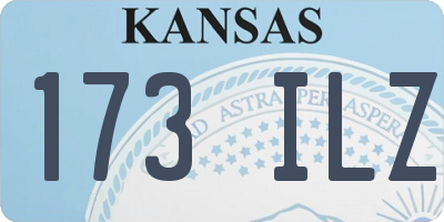 KS license plate 173ILZ