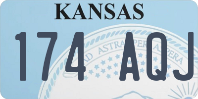 KS license plate 174AQJ