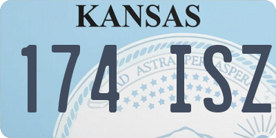 KS license plate 174ISZ