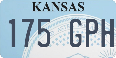KS license plate 175GPH
